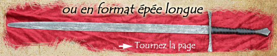 épée longue médiévale