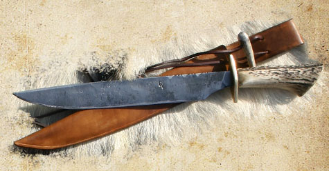 Forge Grand couteau de chasse 